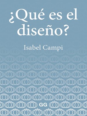 cover image of ¿Qué es el diseño?